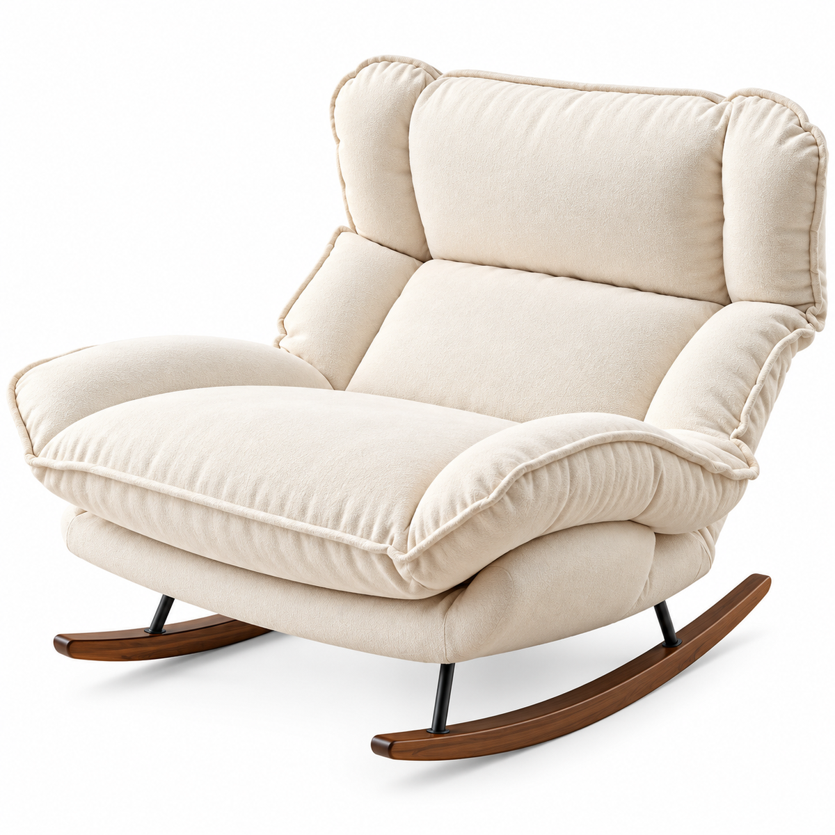 Fauteuil à Bascule Inclinable 5 Positions en Chenille – CALMEA