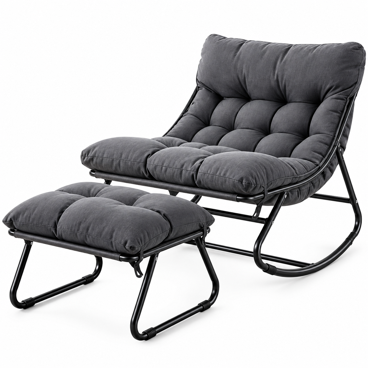 Fauteuil à Bascule d'Extérieur Coussin Imperméable – OCÉANE
