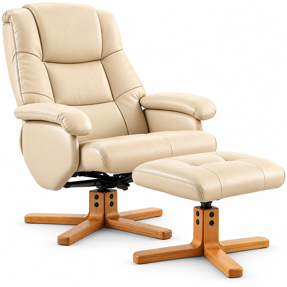 Fauteuil Relax Pivotant 360° avec Repose-Pieds – HALONE