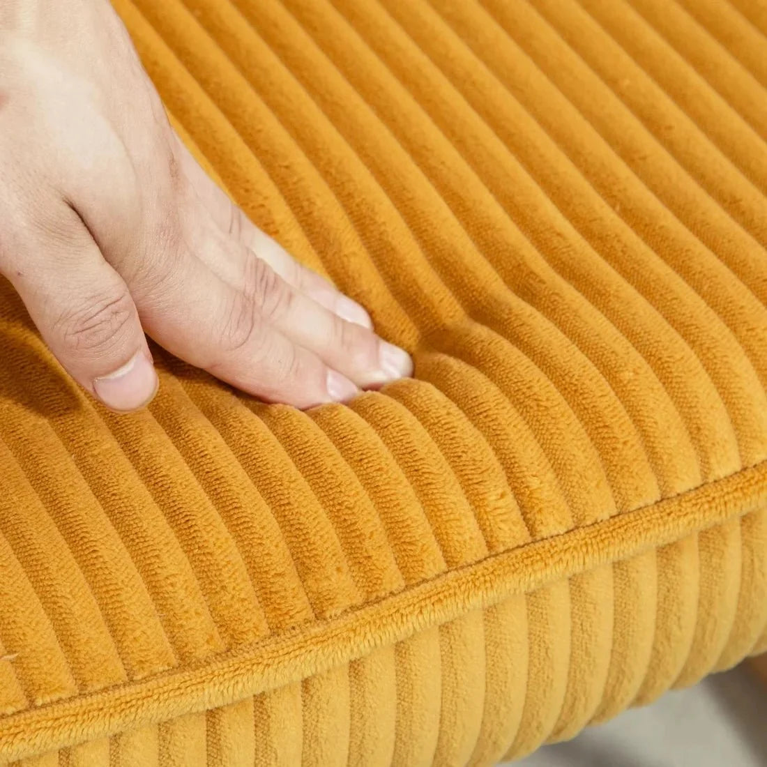 Fauteuil à bascule SOLAYA, coloris jaune