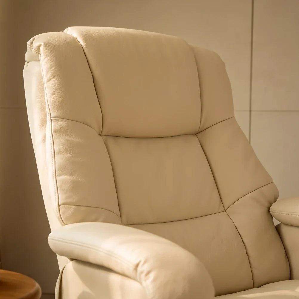 Fauteuil relax HALONE, coloris beige (3)