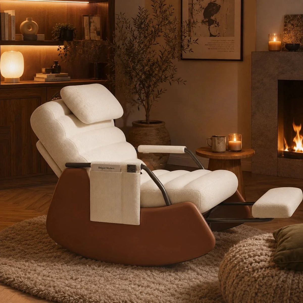 Fauteuil à bascule AMBRÉA, en situation dans un intérieur