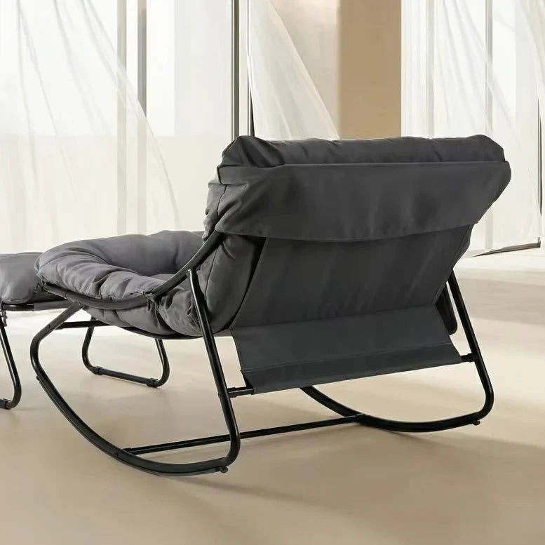 Fauteuil à bascule OCÉANE, installé en extérieur (6)